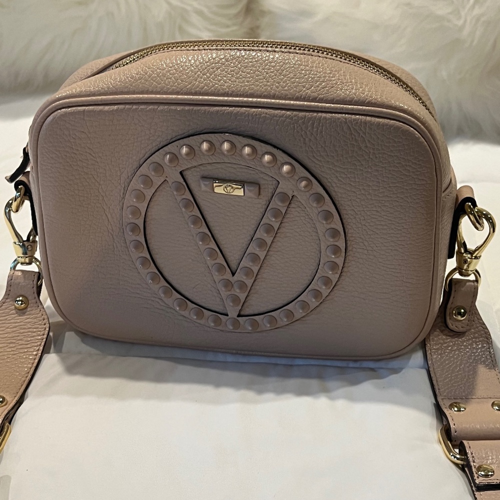Valentino by Mario Valentino Mia Rock Leather Crossbody